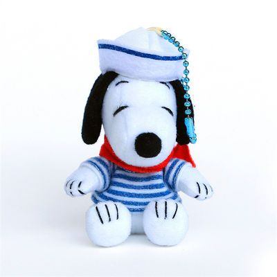 Toptan 15 Cm Güzel Denizci Takım Snoopy Peluş Anahtarlık Çanta Kolye Küçük Çocuğun Hediyesi