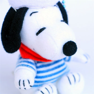 Toptan 15 Cm Güzel Denizci Takım Snoopy Peluş Anahtarlık Çanta Kolye Küçük Çocuğun Hediyesi