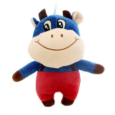 EN71 30cm Cilt Dostu Şirket Zodyak İnek Peluş Bebek