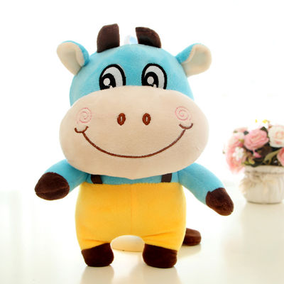 EN71 30cm Cilt Dostu Şirket Zodyak İnek Peluş Bebek