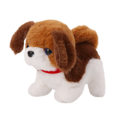 Çocuklar İçin Kokusuz 20cm Seslendiren Köpek Peluş Bebek