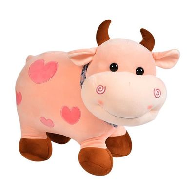 El Yıkanabilir Ev Dekorasyonu İnek Peluş Bebek