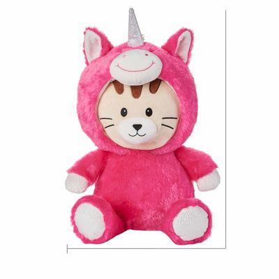 20cm Kısa Peluş Unicorn Kostüm Kedi Dolması Hayvan Oyuncakları