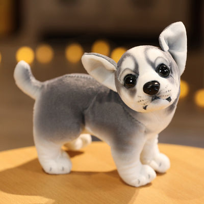 PP Pamuk Dolgulu Kısa Peluş Simülasyon Köpek Oyuncak 20cm