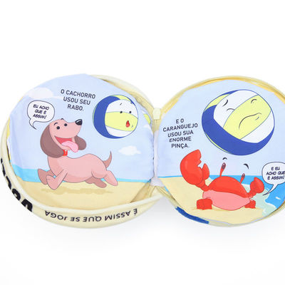 ODM Fermuar Kapatma ile Yırtık Peluş Top Kitap Değil