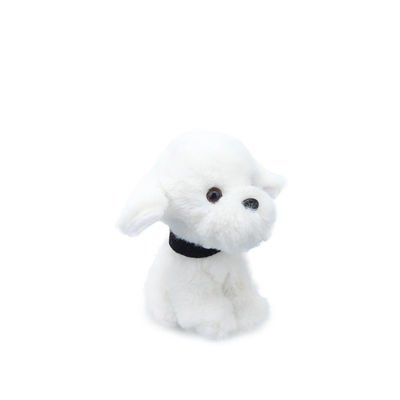 ODM 25cm Beyaz Köpek Peluş Oyuncak Çocuklar İçin Rahatlık