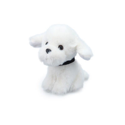 ODM 25cm Beyaz Köpek Peluş Oyuncak Çocuklar İçin Rahatlık