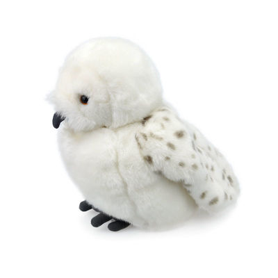 Baş Dönebilen Beyaz Tüy Kartal Peluş Oyuncak 25cm