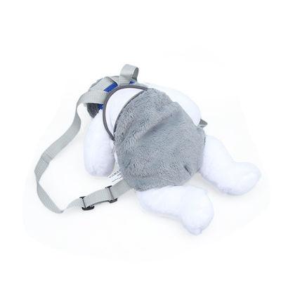 35cm Yıkanabilir Renkli Güvenli Karikatür Husky Peluş Sırt Çantası