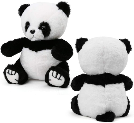 Özel Cilt Dostu Solmaz Oturan Panda Peluş Oyuncak