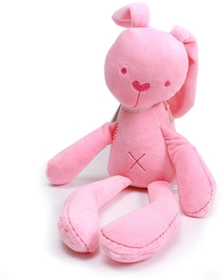 ASTM Standard 42cm Bunny Uzun Kulaklı Doldurulmuş Oyuncak Polipropilen Pamuk Malzeme