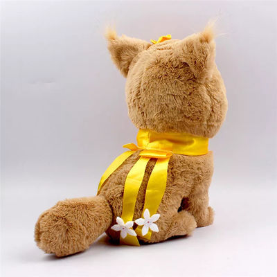 Bebek İçin Özelleştirilmiş Sevimli Kedi Dolması Peluş Oyuncak 25cm