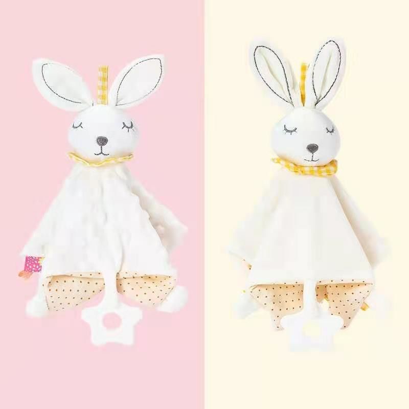 Rahatlatıcı Bebek Peluş Oyuncak Çiğnemek Uyku Bebek Tükürük Yumuşak Peluş Havlu