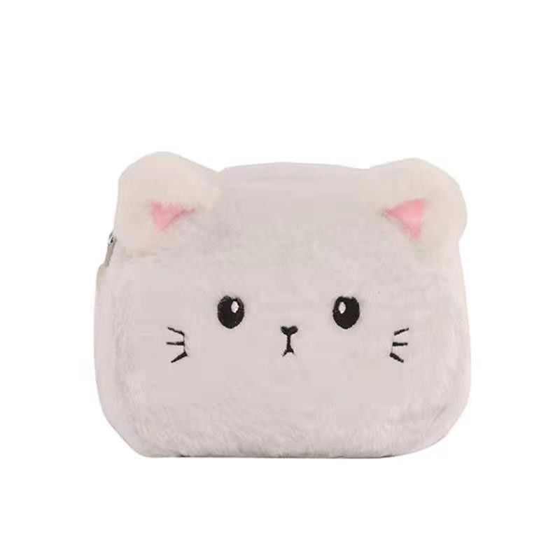 12 * 20cm Sevimli Küçük Prenses Kız Çapraz Vücut Kedi Peluş Çanta Kabarık Bebek Sırt Çantası