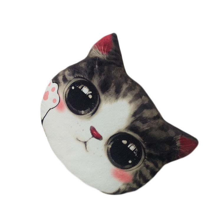 3D Baskı Peluş Kedi Yastık Miyav Yıldız Peluş Kanepe Yastık Peluş Ev Dekorasyonu